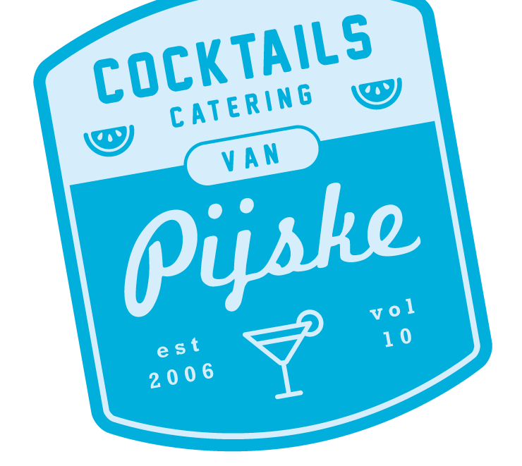 Logo Pijskes Cocktail & Catering Blauw