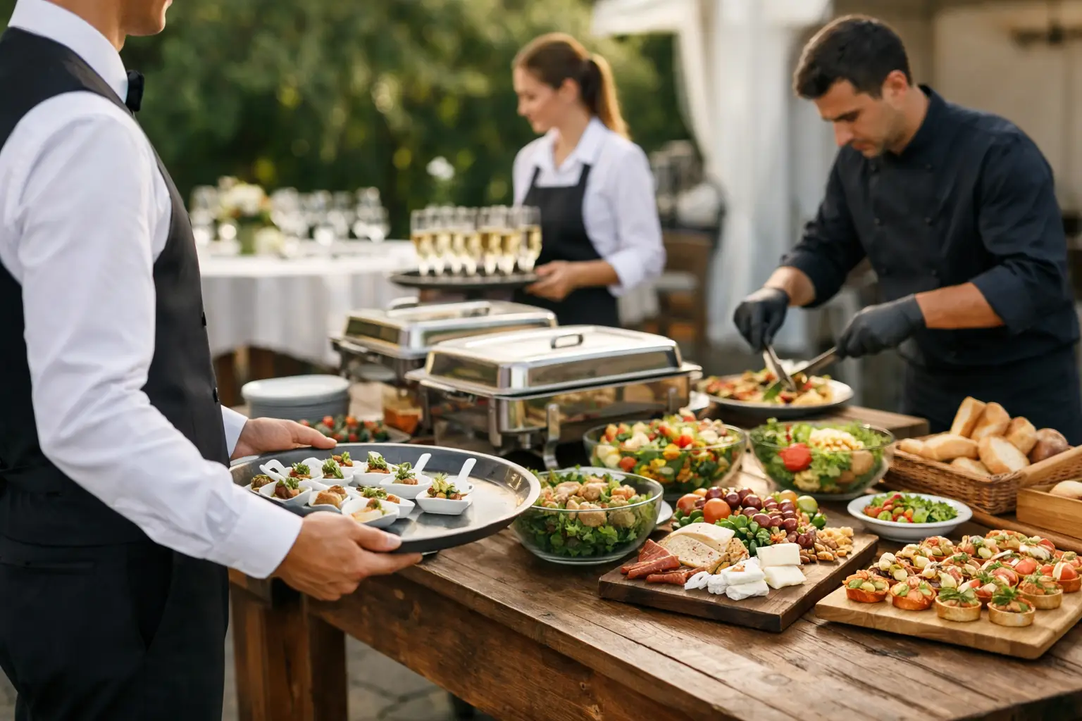 Complete eventcatering op locatie regelen
