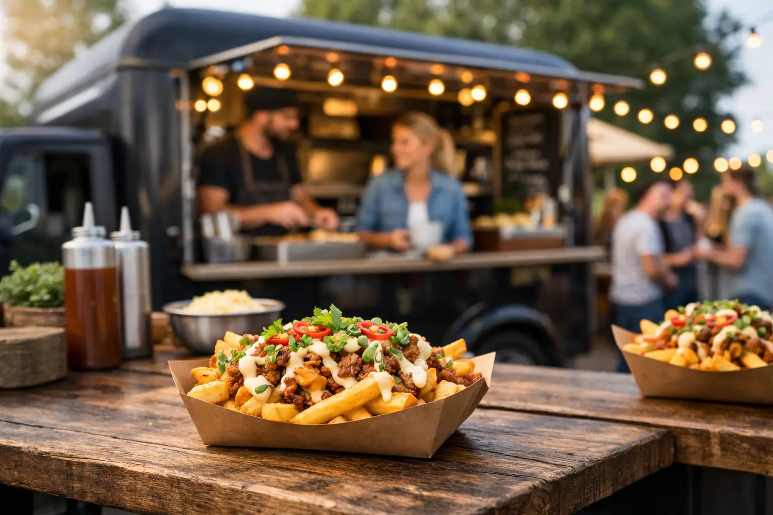 Loaded fries foodtruck huren voor elk feest
