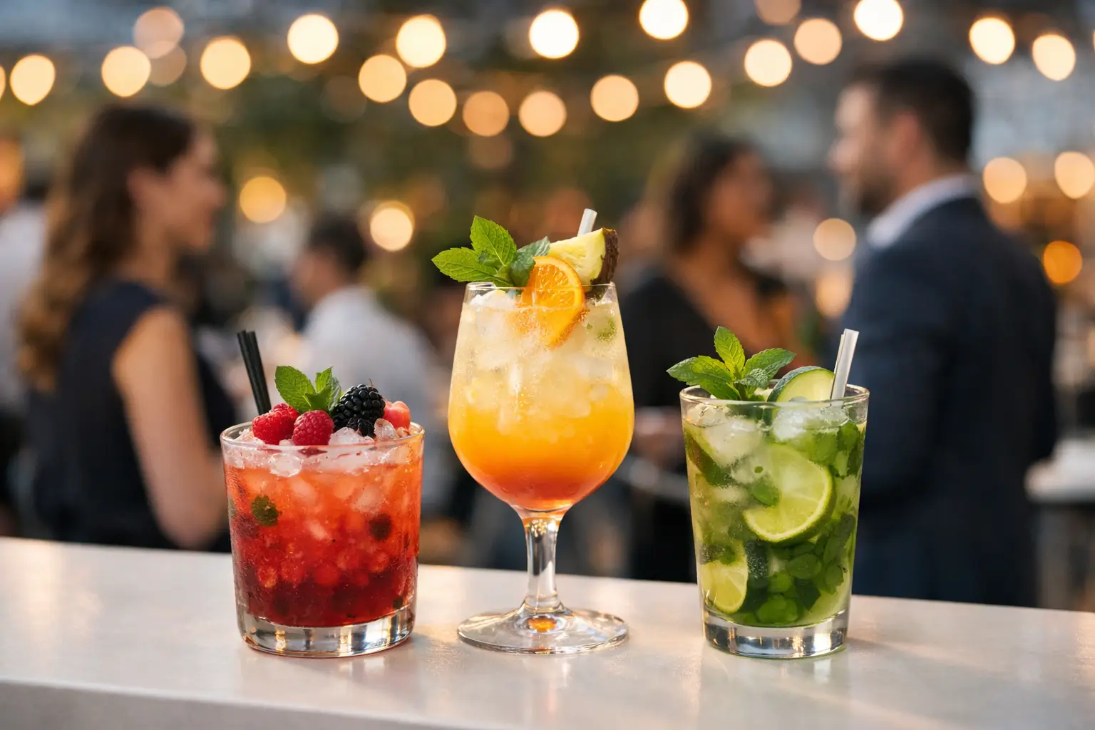 Alcoholvrije cocktails op events die sfeer maken