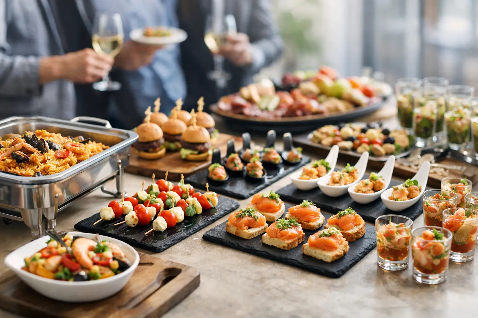 Buffet of walking dinner voor elk feest