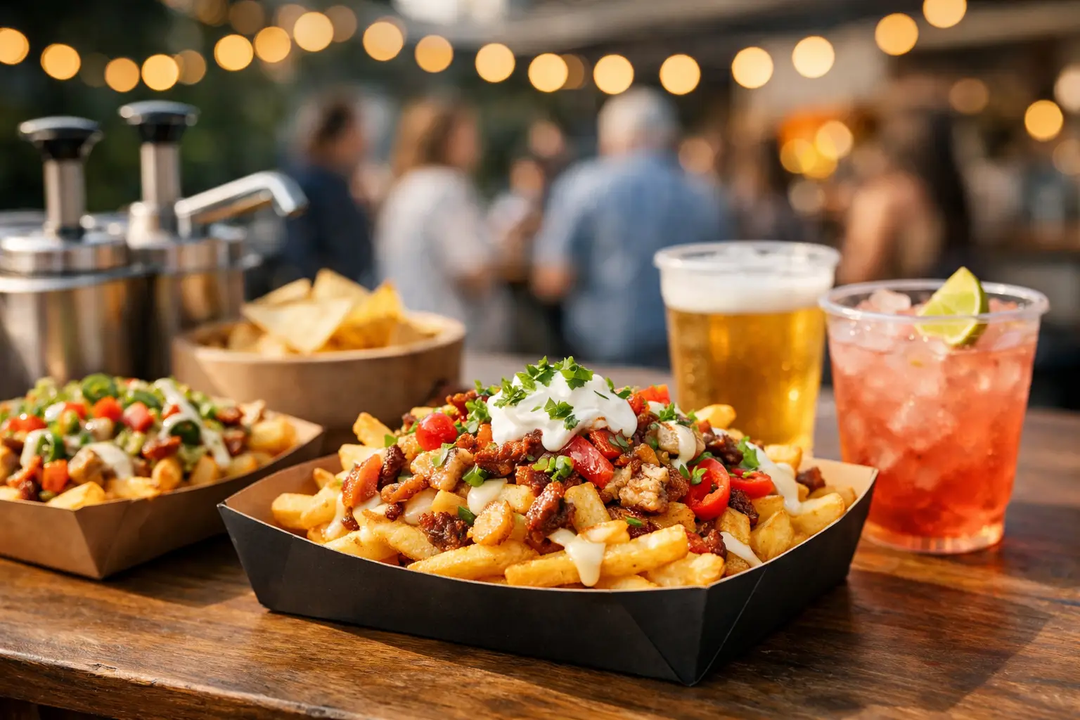 Loaded fries voor evenement: slim en sfeervol