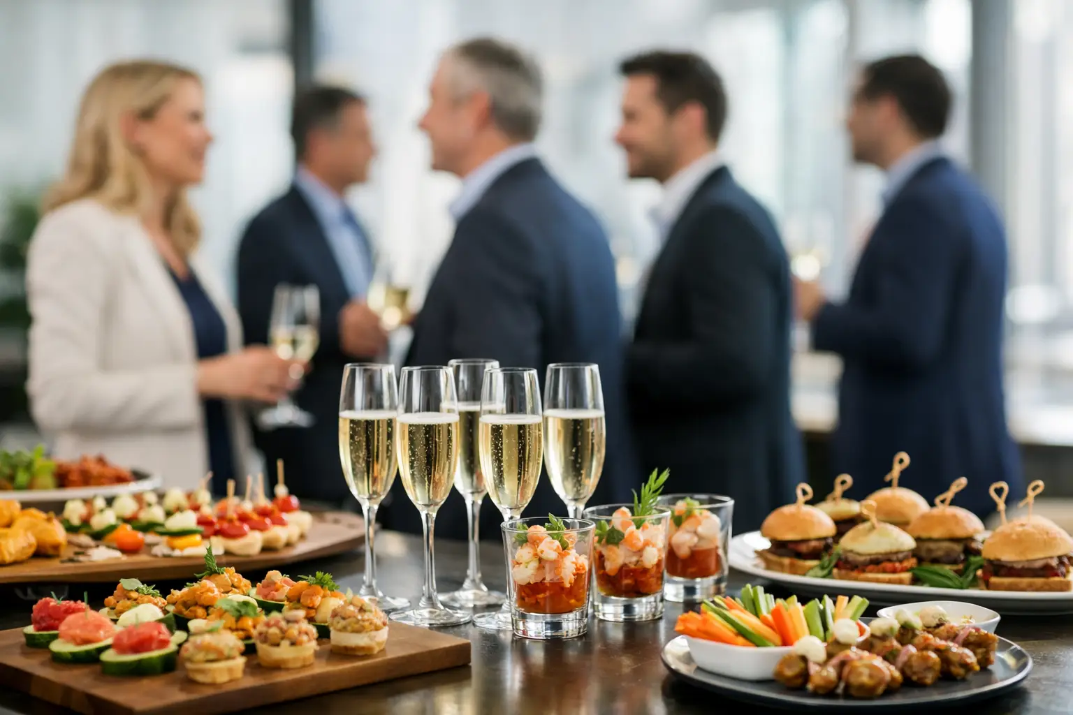 Receptie catering voor bedrijven die blijft hangen