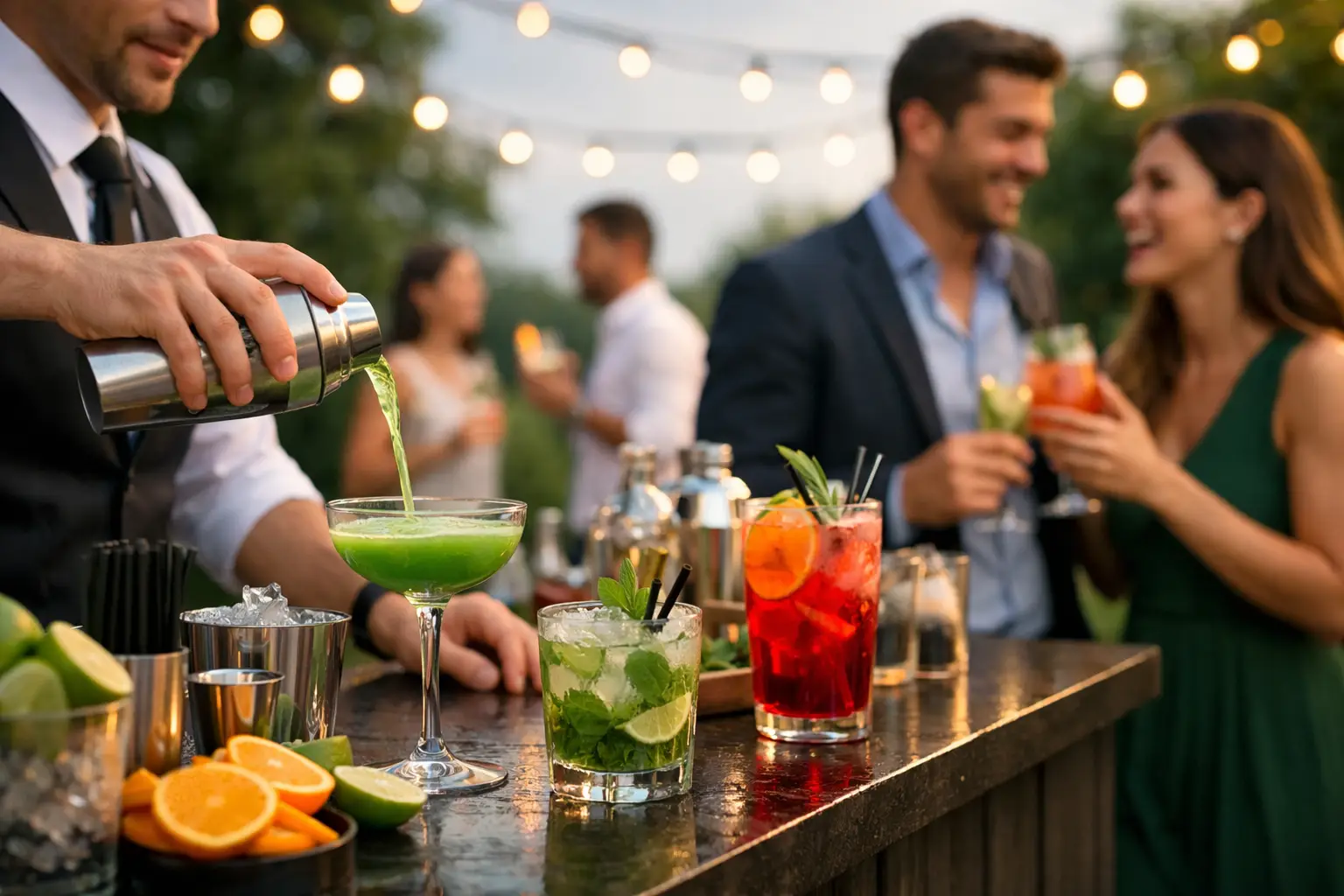 Cocktails op locatie maken elk feest levendig