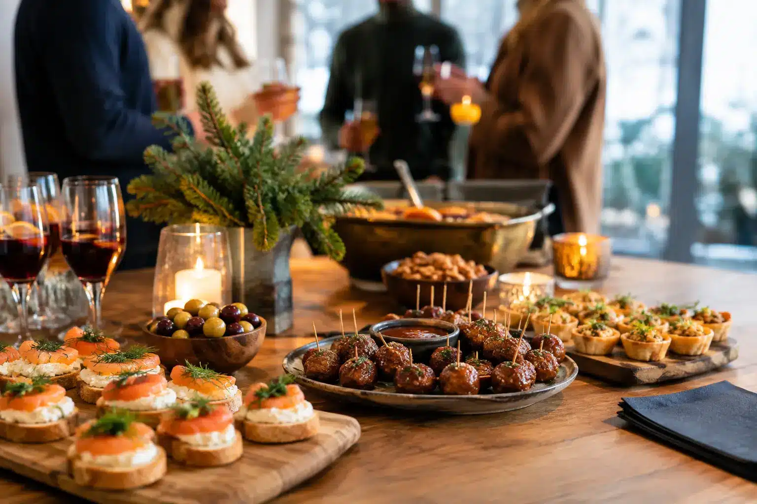 10 winterborrel catering ideeën die sfeer maken