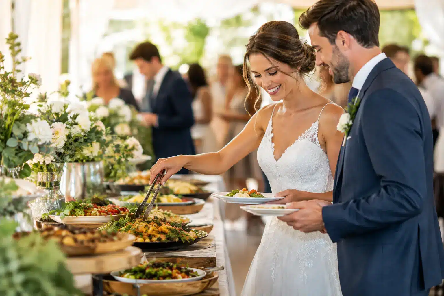 Buffetcatering bruiloft voor een feest vol sfeer